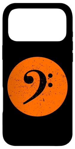 Orange Bass Clef Guitar�A�x�[�V�X�g�A�M�^���X�g ���B���e�[�W �X�}�z�P�[�X iPhone 17 Pro Max �p