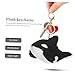 PartyKindom Plush Whale Keychain Hanging Bag Pendant Soft Stuffed Whale Plush Keychain Cute Ocean Animal Charm with PP Cotton Material
