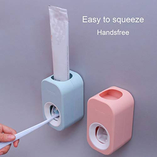 Automatic Toothpaste Dispenser Wall Mounted Toothpaste Squeezer for Kids and Adults