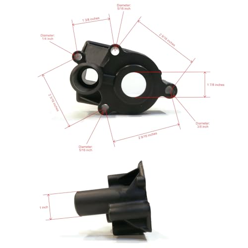 Image of The ROP Shop Water Pump Kit for Mercury 200 HP EFI XRI 0D082000-0G303045 Outboard Impeller