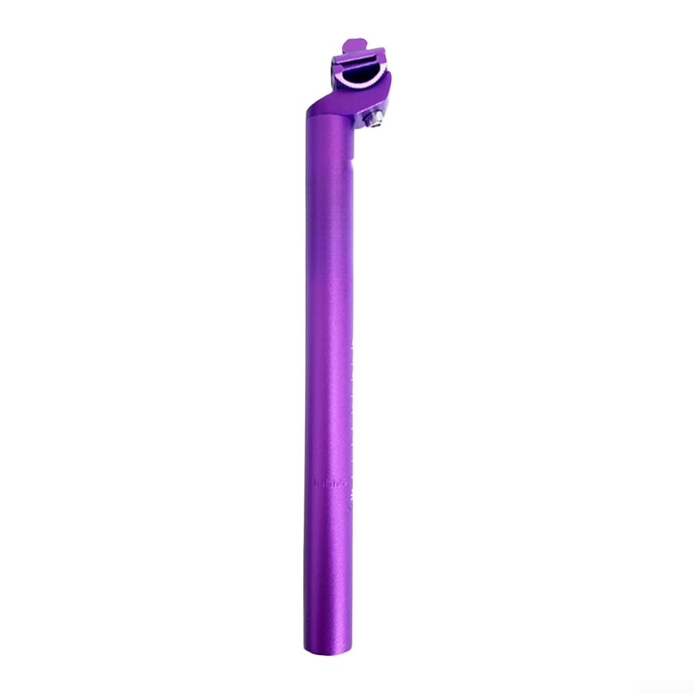 Bicycle Seatpost 27.2mm with Safety Line Mark(30.4 * 350mm Purple)