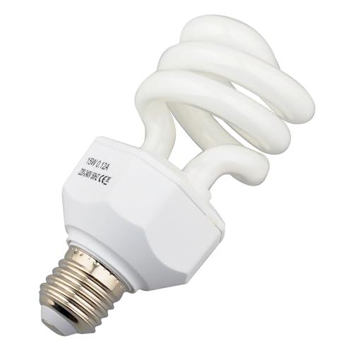 LUCKY HERP 15W UVB 5.0 Reptile Bulb, Compact Fluorescent UV Lamp for Tropical & Subtropical Species - Image 3