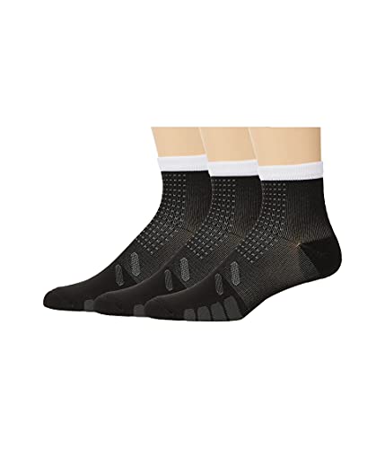 Eurosock® Bike Quarter Medical Compression Socks – Silver drySTAT® Fabric – Arch Support – Pack of 3