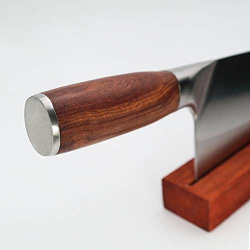 KITORY Vegetable Cleaver 7\" Kitchen Knife, Sharp Chinese Chef`s Chopping Butcher Knives High Carbon German Steel