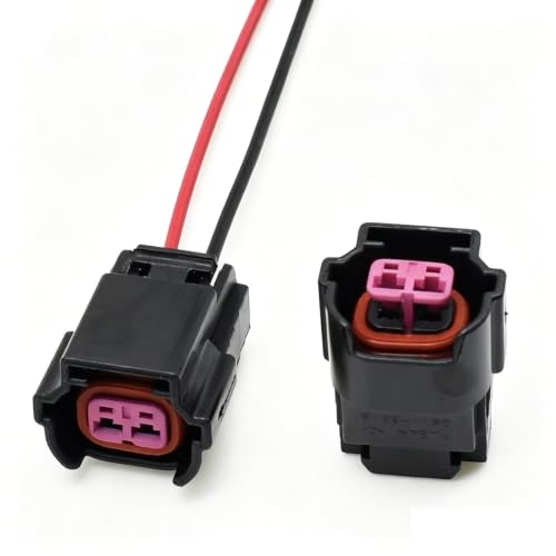 Enchufe sensor coche 06A973722 conector inyector 2P compatible con VW 3