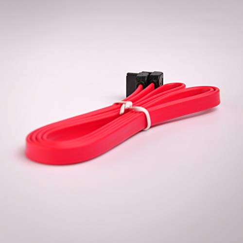 Cable SATA Rojo 40 Pulgadas con Dos Ángulos Rectos miniatura 4
