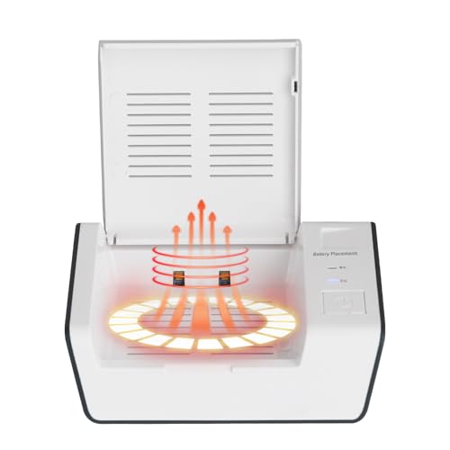 T55 Dehumidifier Cleaning Kit with U/V-C Light, Constant Temperature 95-113°F Drying, Compatible with Hea/ring Ai/ds, Airpods, Wireless Ea/rbuds, Ea/r molds, Bluetooth Devices