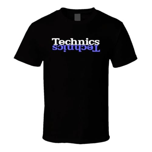Technics Logo DJ T Shirt Black S