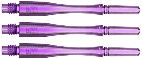 コスモダーツ フィットシャフト ギア シャフト ハイブリッドスピン クリアパープル5