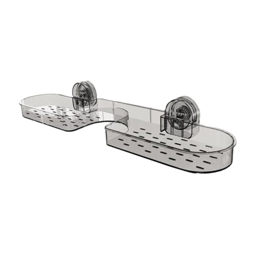 Faucet Handle Drip Catcher Tray, Sponge Holder for Kitchen Sink, Faucet Mat Faucet Organizer Suction Cup Sturdy Multifunction Shampoo Holder Drain Rack for Kitchen Laundry Room