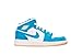 Price comparison product image Air Jordan 1 Mid Aquatone (GS) Style Code: DQ8423-400, Kleur Als Op Foto, 4 UK