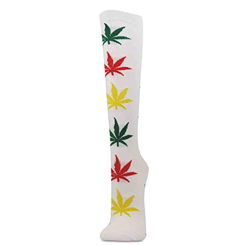Image of SocksKnee Women Multi-Pack Colorful Variety Design Assorted Activewear Knee-High Stocking Socks, 9-11