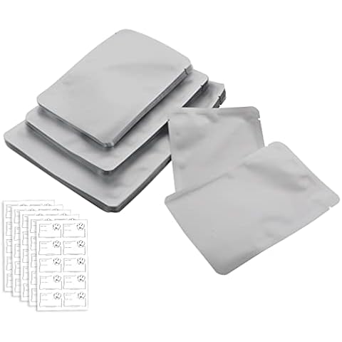 Ultratec Aluminiumbeutel Set, 3 Größen à 50 Alu-Vakuumbeutel Cover