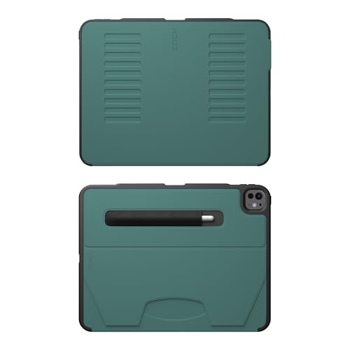 Image of Zugu Case for iPad Pro 13 (M4 /M5) 2024 /2025, Slim Protective Cover with Apple Pencil Holder, Auto Wake /Sleep, Multiple Viewing Angles, iPad Pro 13 Inch Cover, Phone Protectors, Pine