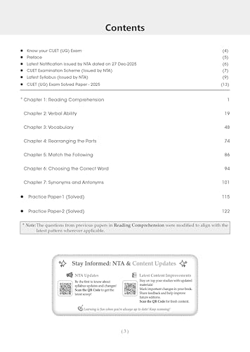 Image of Oswaal NTA CUET (UG) Chapter-wise Question Bank English For 2026 Exam (as per latest 27 Dec., notification) | PYQs & 500+ NCERT aligned MCQs |With Oswaal AI
