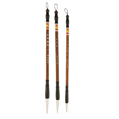 2x3 x Chinese Calligraphy Brushes Artificial Hair Brushes L/M and S Size|Collectibles | Pens & Writing Instruments | Calligraphy Tools|3 x Chinese Calligraphy Drawing Brush(2 Pack)-image-32