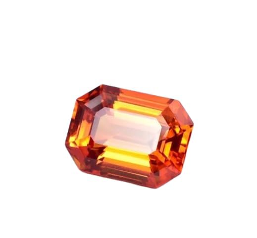 Pierre Gomed Hessonite naturelle AA++ sur bague réglable haut de gamme