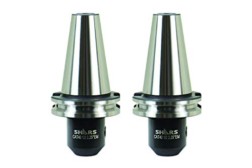 Tegara CAT40 1/2 in x 2.25 in. End Mill Tool Holder 2 pcs 202-7442-2 S[