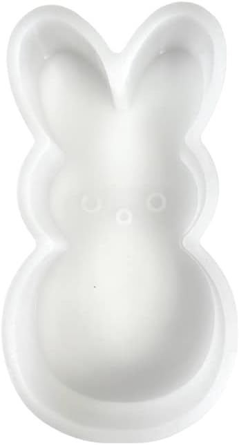 Molde de conejo de Pascua Freshie para caramelo de malvavisco, 4 x 2 x 0.8 pulgadas, conejo de Pascua Freshie de silicona para perlas aromáticas