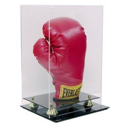 Collectible Supplies Deluxe Boxing Glove Vertical Display Case with Risers