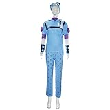 Weixu Cosplay Costume Steel Ball Run Outfit with Hat Halloween Carnival Suit for Men L