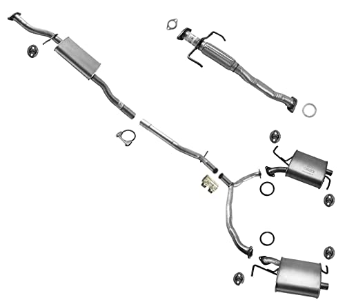 8615J - Fuel Tank - 2015-2016 Mazda3 33 Flex Pipe Resonator Dual Muffler Exhaust System Replacement Parts For Mazda CX-9 2007 2008 2009 2010 2011 2012 2013 2014 2015