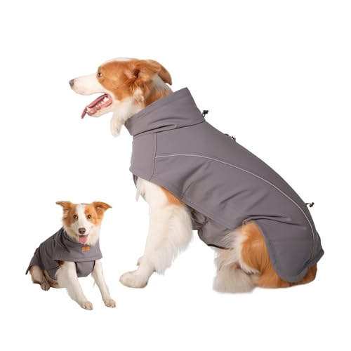 KITVAMREX Dog Coat Warm Dog Winter Coat Waterproof Dogs Jacket with Reflective Pet Fleece Vest...