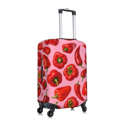 Red Peppers Washable Luggage Cover Travel Suitcase Cover Anti Scratch Covers For 29-32 Inch Luggages XL3