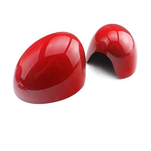 O~[ For Mini For Cooper S Clubman Countryman Paceman R61 2pcs Door Rear View Mirror Covers Stickers Car-styling(10,Manual fold