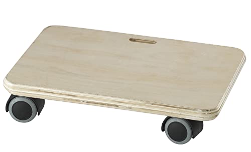 Dörner + Helmer Transportroller Quattro-Soft, 290mm x 190mm x 70mm, 80kg Tragkraft, Doppelrollen, für Kisten und Möbel Dörner + Helmer Transportroller Quattro-Soft, 290mm x 190mm x 70mm, 80kg Tragkraft, Doppelrollen, für Kisten und Möbel