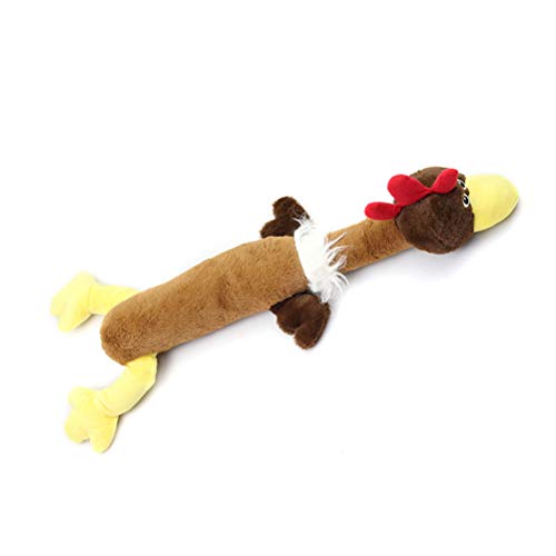 Brinquedo criativo para cachorro,brinquedo engraçado,peru de pelúcia,brinquedo durável para animais