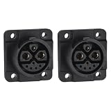 QOXEZY IP67 2+1+5 Pin Maschio Femmina Energia Connettore 50A 500V per Applicazioni Batteria, Serie M23, PA66 Shell, RoHS compiacente