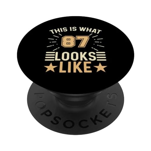Esto es lo que parece 87 - 87 años divertido cumpleaños 87 PopSockets PopGrip Intercambiable
