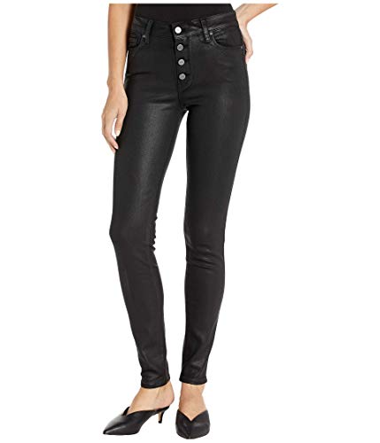 PAIGE Women's Hoxton Transcend Luxe Coated High Rise Ultra Skinny Fit Jean