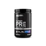 Optimum Nutrition ON Platinum Pre Workout Advanced with l-Citrulline, Beta-Alanine and Caffeine, Blue Raspberry, 20 Servings, 420 g