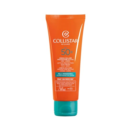 Collistar Aktiv Schützende Sonnencreme LSF 50+, Gesicht & Körper, Wasserfest, Ideal für Empfindliche & Reaktive Haut… – Ansicht 1