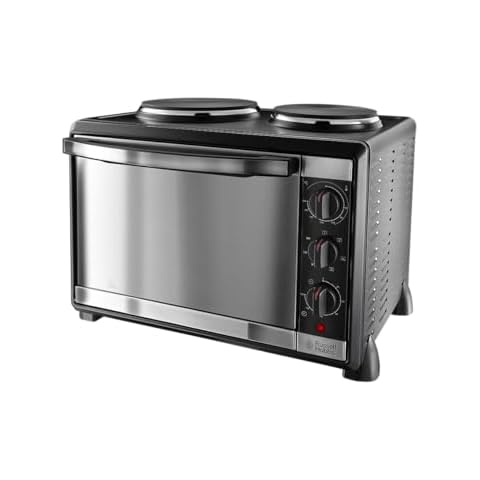 Russell Hobbs 30L Electric Mini Oven with Hotplates Cover