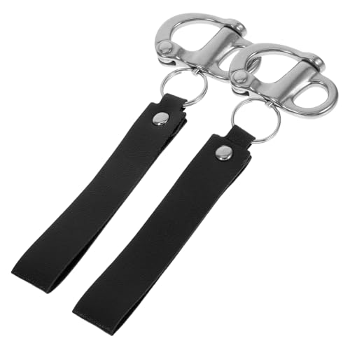 KICHOUSE Firefighter Mask Quick Release Clip Stainless Steel Swivel Shackle Versatile for Rigging Safety