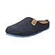 Rohde Herren Pantoffeln Hausschuhe Softfilz Napoli-H 6900, Größe:46 EU, Farbe:Blau