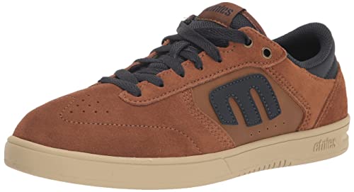 Etnies Men's Windrow Skate Shoe, Brown/Navy, 7.5
