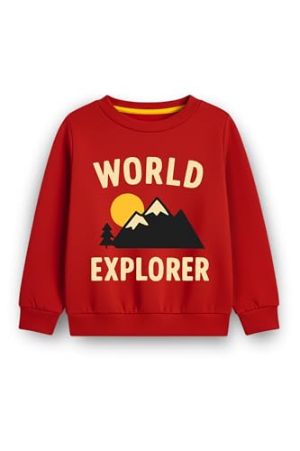 Image of Trampoline Pack of 3 Boys & Girls Graphic Printed Sweatshirts | Fleece Winter Wear