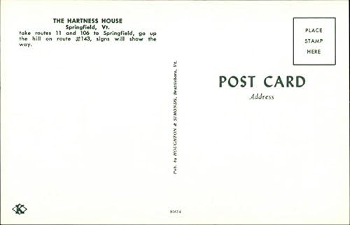 Miniatura 2 de The Hartness House Springfield, Vermont VT Original Vintage Postcard