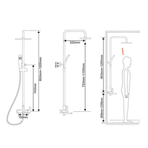 Ensemble de douche moderne pour rénover une salle de bain chic - 5