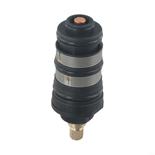 Vanne thermostatique intelligente en laiton pour eau chaude et froide Noir 1 pièce (A)