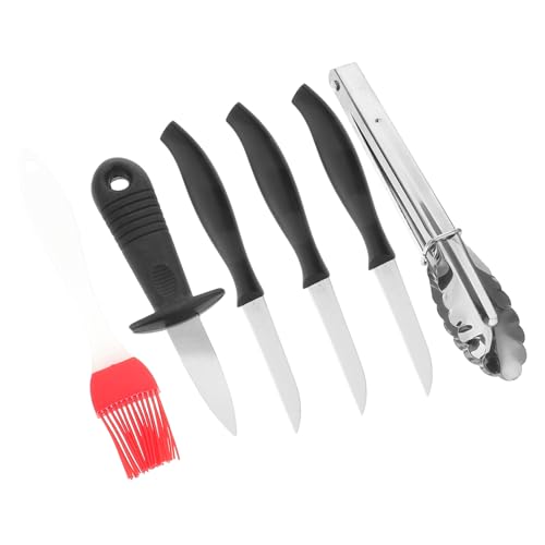 TINEASUR Utensilios para Parrilla Kit De Herramientas Inoxidable Pinzas Duraderas