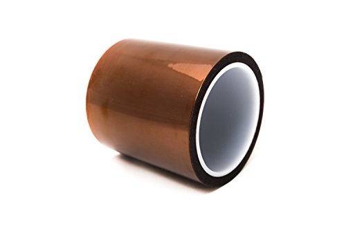 Image of Bertech High-Temperature Polyimide Masking Tape, 1 Mil Thick, 5 Inch x 36 Yards - UL Recognized