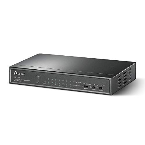 Switch TP-Link TL-SF1009P para conectar cámaras de seguridad y telefonía ethernet 2