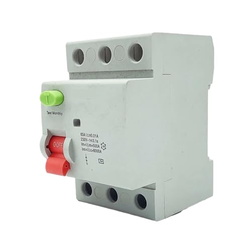 Disjoncteur différentiel à courant continu type BA AC 3 pôles 40A 30mA pour onduleur solaire