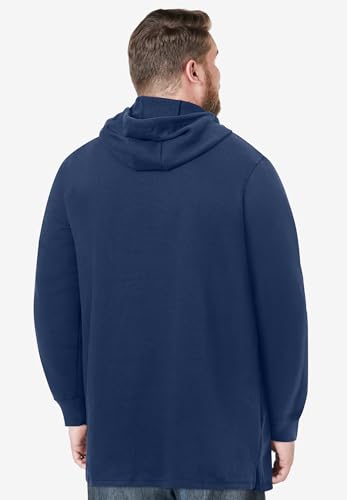 KingSize Men's Big & Tall Fleece Longer-Length Pullover Hoodie2