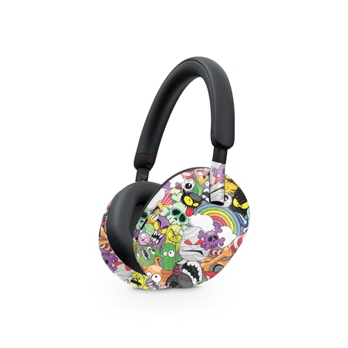 Image of MightySkins Skin Compatible with Sony WH-1000XM5 Headphones - Monster Mash | Protective, Durable, and Unique Vinyl Decal wrap Cover | Easy to Apply, Remove, and Change Styles
